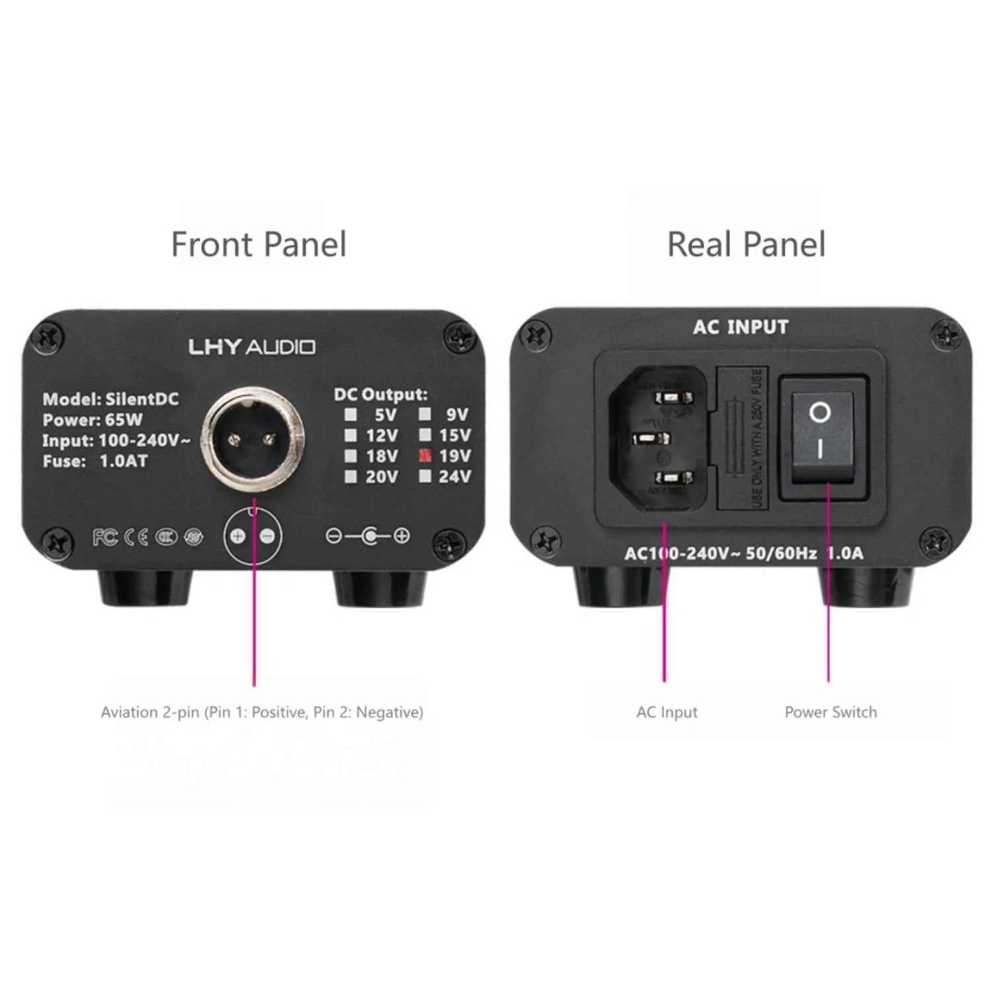 LHY Silent DC | Active Noise Cancellation Switching Power Supply