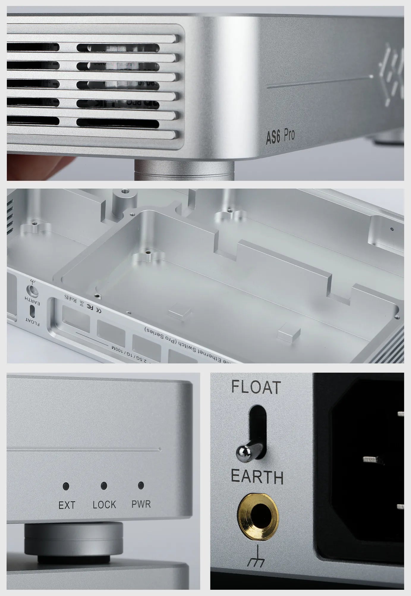 AS6 Pro CNC aluminum chassis and finish