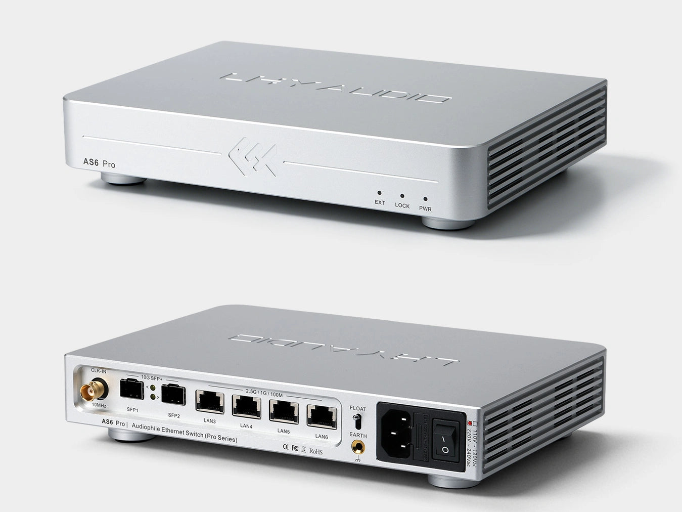 AS6 Pro audiophile network switch product image