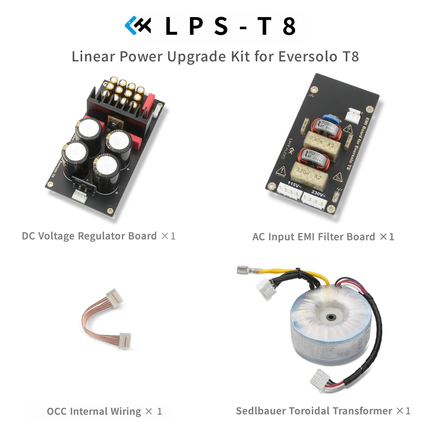 LPS-T8 | Linear Power Upgrade Kit for Eversolo T8