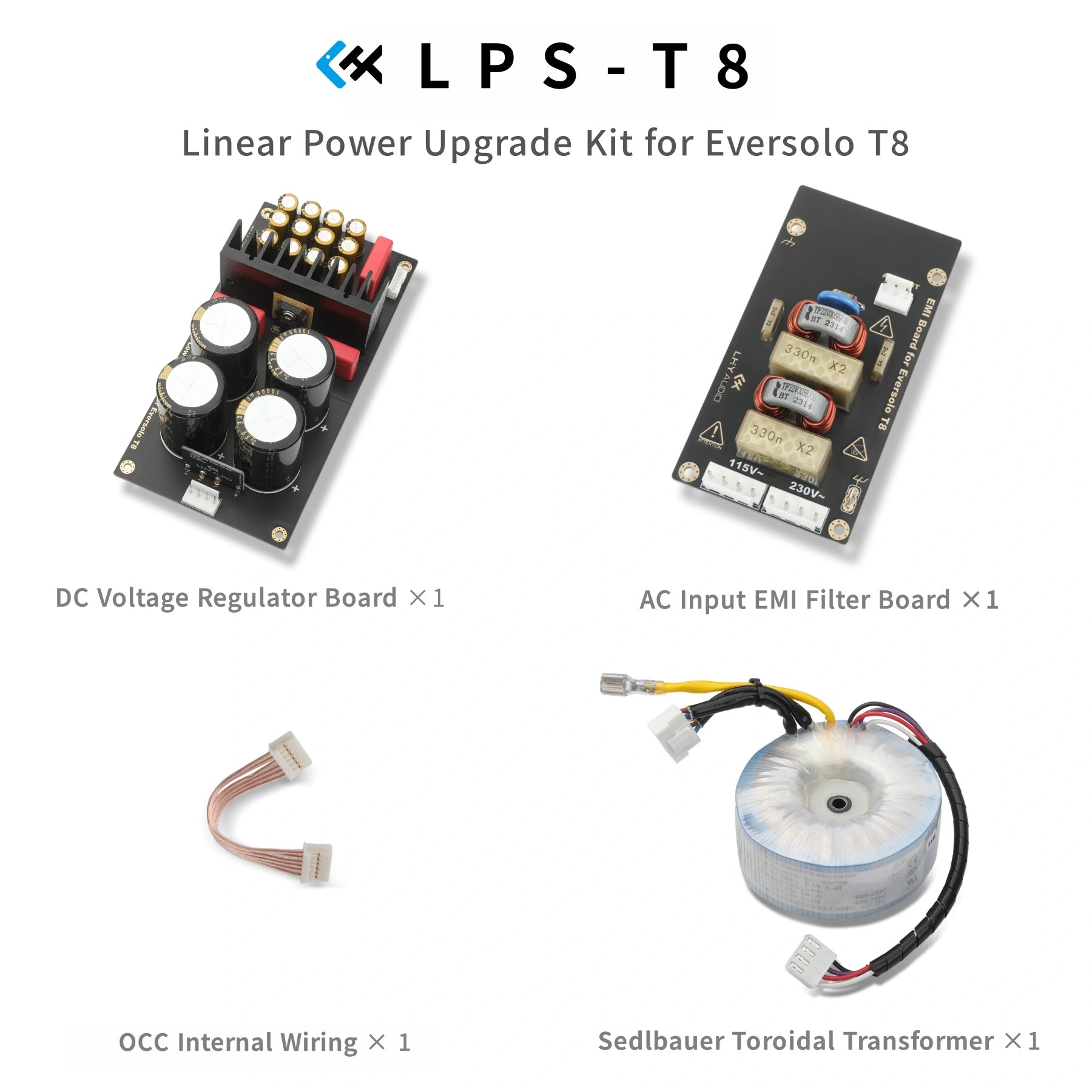 LPS-T8 | Linear Power Upgrade Kit for Eversolo T8